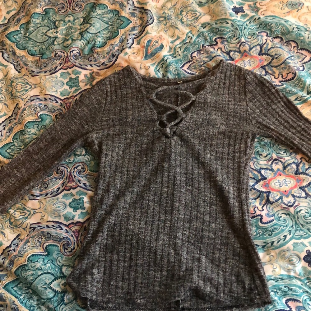 Size small cross front shirt